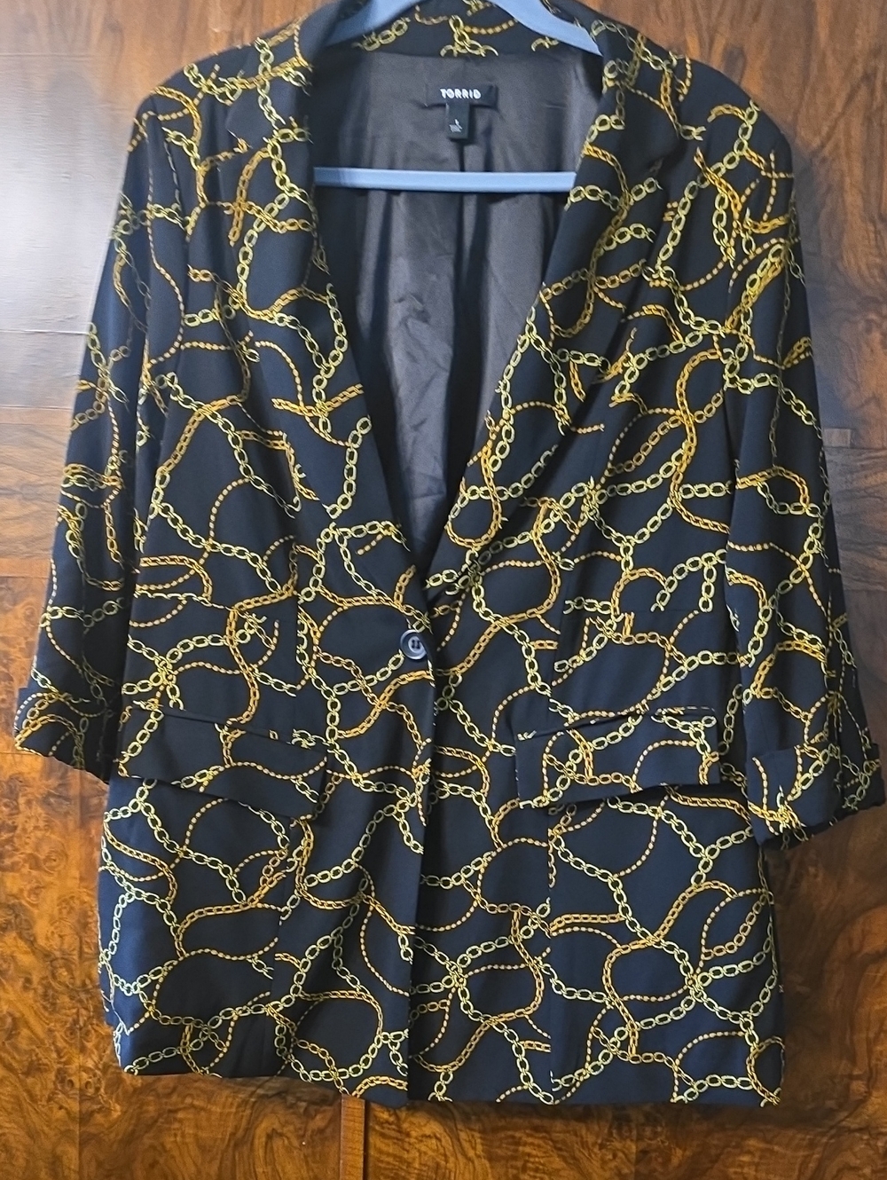 Torrid Chain Link Print Blazer
